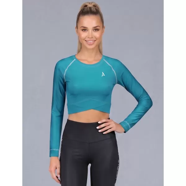  Vrhunski ženski funkcionalni top z dolgimi rokavi ALTISPORT VOJ/ALW000TR04 KEROZIN 