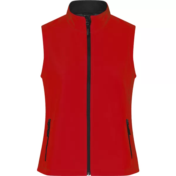  Ženski softshell telovnik ALTISPORT NoPrint NP/ALW7211NJ RDEČA/ČRNA 