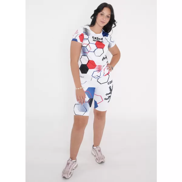  Ženske vrhunske funkcionalne pajkice nad koleni ALTISPORT VOJ/ALW036LEG02 HEKSA BELA 