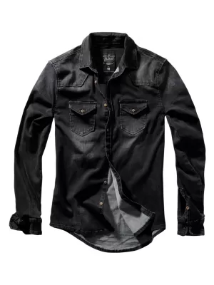Srajca BRANDIT RILEY DENIM BD4020 ČRN
