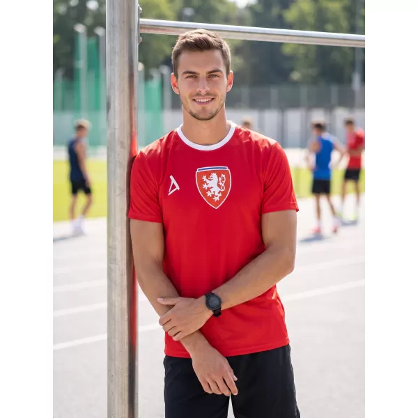  Moška funkcionalna premium majica ALTISPORT VOJ/ALM040TR01 RDEČA 