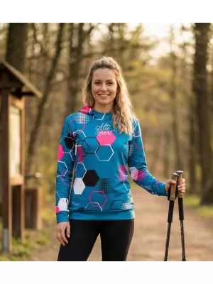 Ženski vrhunski funkcionalni pulover ALTISPORT VOJ/ALW037MI01 KEROZIN/ROZA