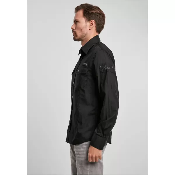  Srajca BRANDIT SLIM WORKER BD4005 ČRN 