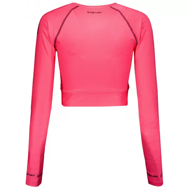 Vrhunski ženski funkcionalni top z dolgimi rokavi ALTISPORT VOJ/ALW000TR04 FLUO ROZA 