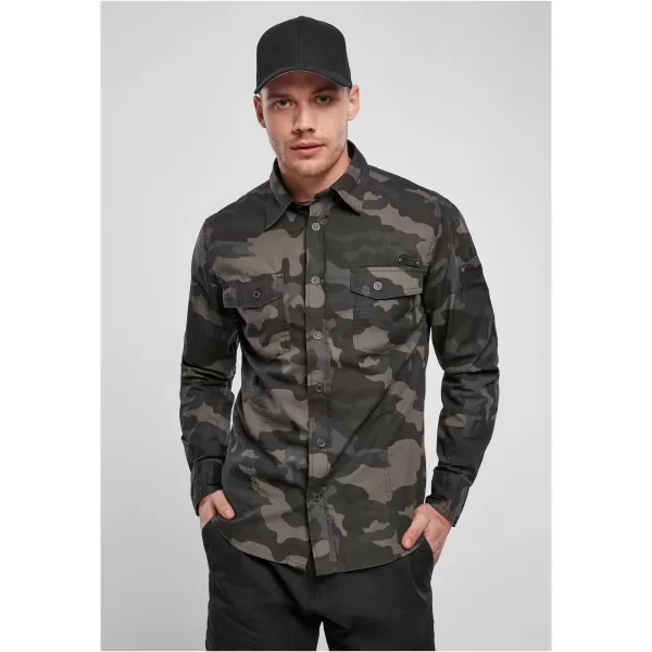  Srajca BRANDIT SLIM WORKER BD4005 DARKCAMO 