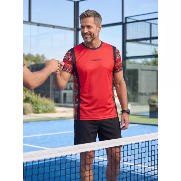  Moška funkcionalna premium majica ALTISPORT VOJ/ALM043TR01 RDEČA 