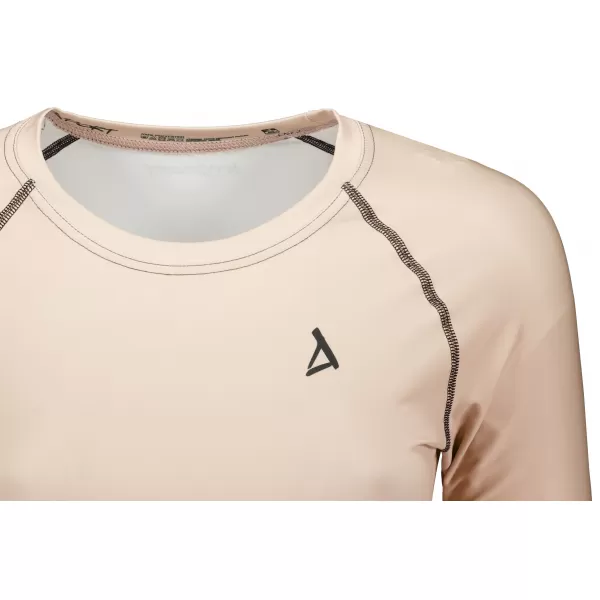  Vrhunski ženski funkcionalni top z dolgimi rokavi ALTISPORT VOJ/ALW000TR04 RJAVA 