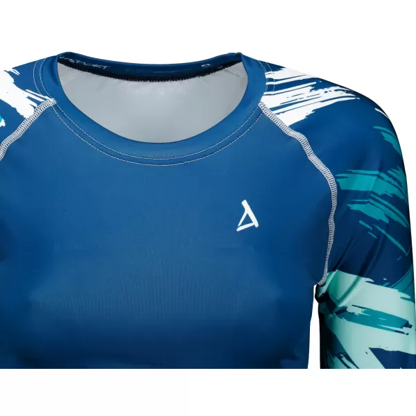  Vrhunski ženski funkcionalni top z dolgimi rokavi ALTISPORT VOJ/ALW039TR04 NAVADE 