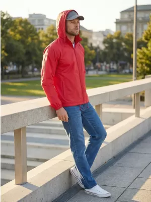 Moška jakna ALTISPORT NoPrint NP/ALM2311NJ SVETLO RDEČE