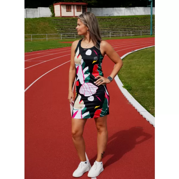  Ženska funkcionalna brezrokavna obleka ALTISPORT VOJ/ALW042SAT01 ČRNA 
