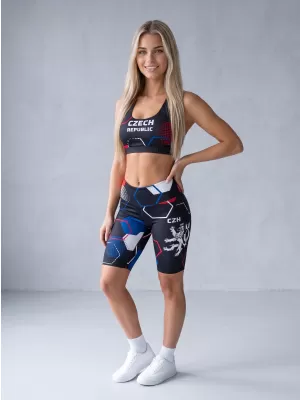 Ženske vrhunske funkcionalne pajkice nad koleni ALTISPORT VOJ/ALW036LEG02 HEKSA ČRNA