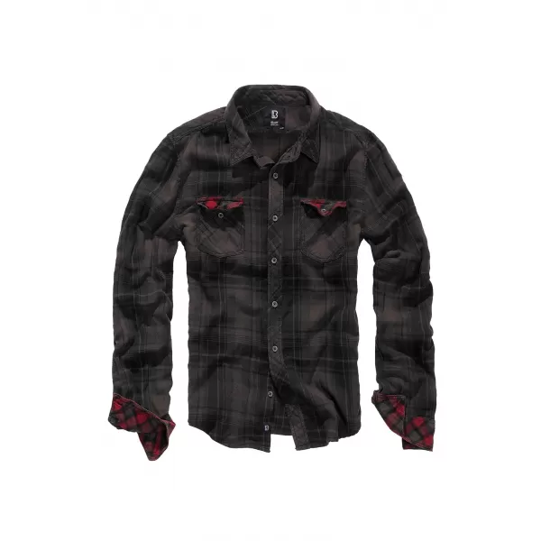  Srajca BRANDIT DUNCAN CHECKED BD4016 RJAVA 