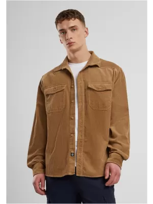 Srajca BRANDIT CORDUROY CLASSIC BD4035 KAMELA