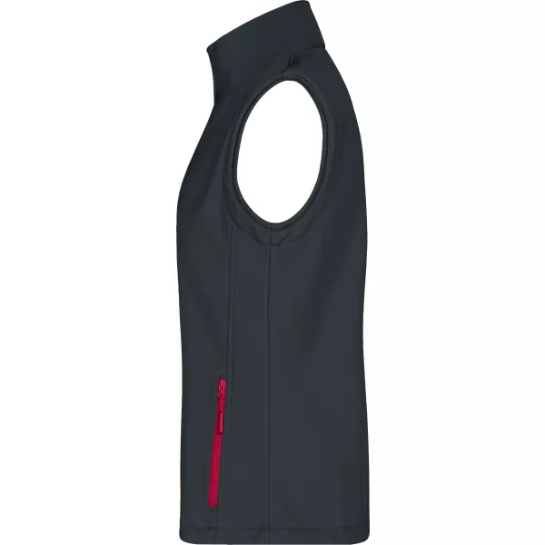  Ženski softshell telovnik ALTISPORT NoPrint NP/ALW7211NJ ŽELEZNO SIVA/RDEČA 