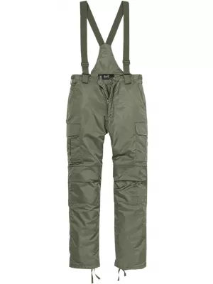 Hlače BRANDIT THERMAL DUNGAREES BD1012 OLJK