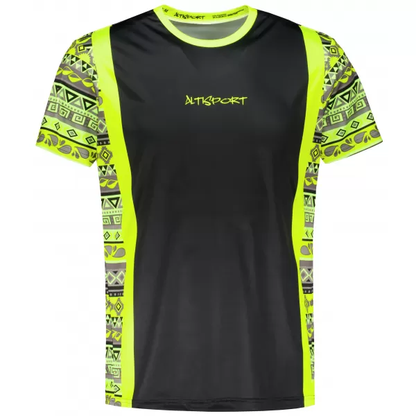  Moška funkcionalna premium majica ALTISPORT VOJ/ALM043TR01 NEON RUMENA 
