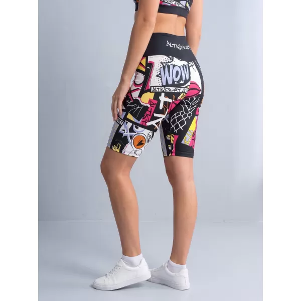  Ženske vrhunske funkcionalne pajkice nad koleni ALTISPORT VOJ/ALW041LEG02 ČRNA 