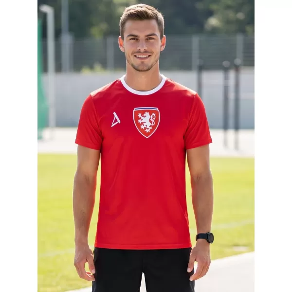  Moška funkcionalna premium majica ALTISPORT VOJ/ALM040TR01 RDEČA 