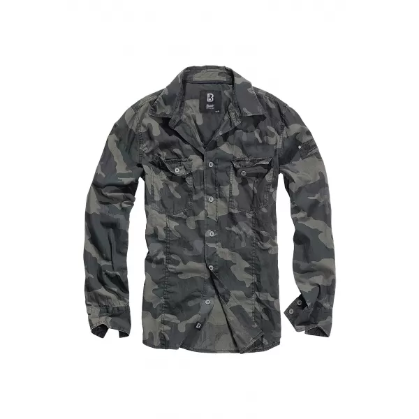  Srajca BRANDIT SLIM WORKER BD4005 DARKCAMO 