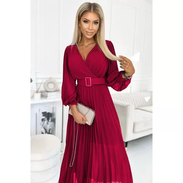  Obleka NUMOCO KLARA 414-9 RDEČA 