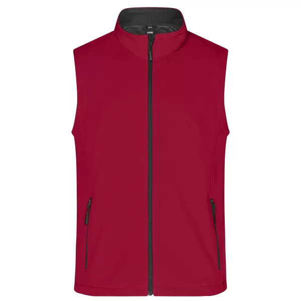  Moški softshell telovnik ALTISPORT NoPrint NP/ALM8211NJ RDEČA/ČRNA 