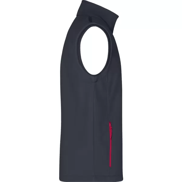  Moški softshell telovnik ALTISPORT NoPrint NP/ALM8211NJ ŽELEZNO SIVA/RDEČA 