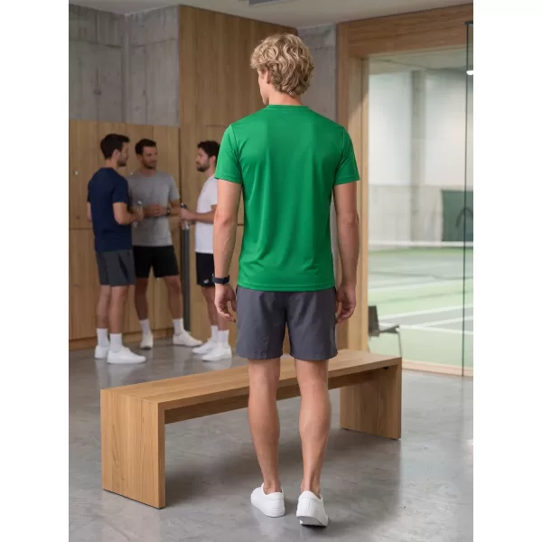  Moška funkcionalna majica ALTISPORT NoPrint NP/ALM421 SREDNJE ZELENA 