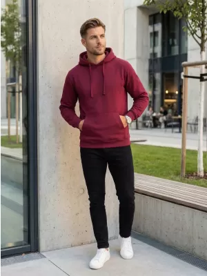 Moški pulover ALTISPORT NoPrint NP/ALM697NJ VINO