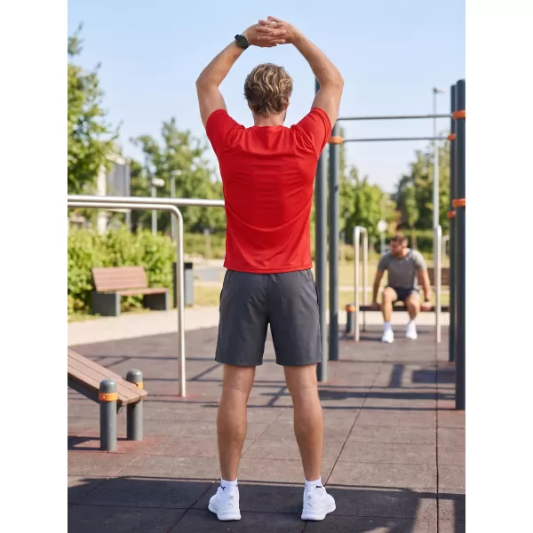  Moška funkcionalna majica ALTISPORT NoPrint NP/ALM421 RDEČA 