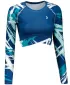 Vrhunski ženski funkcionalni top z dolgimi rokavi ALTISPORT VOJ/ALW039TR04 NAVADE