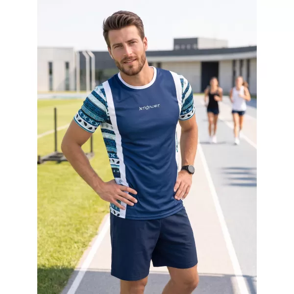  Moška funkcionalna premium majica ALTISPORT VOJ/ALM043TR01 NAVADE 