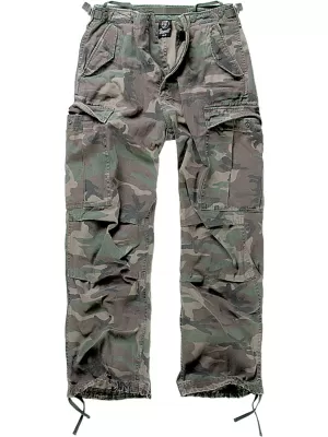 Hlače BRANDIT M-65 VINTAGE BD1001 OLIVE CAMO