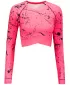 Vrhunski ženski funkcionalni top z dolgimi rokavi ALTISPORT VOJ/ALW034TR04 FLUO ROZA