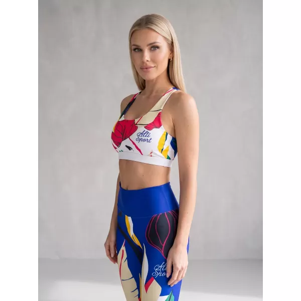  Ženske dolge vrhunske funkcionalne pajkice ALTISPORT VOJ/ALW042LEG01 MODRA 