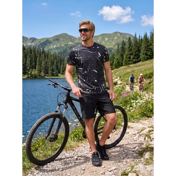  Moška funkcionalna premium majica ALTISPORT VOJ/ALM034TR01 ČRNA 