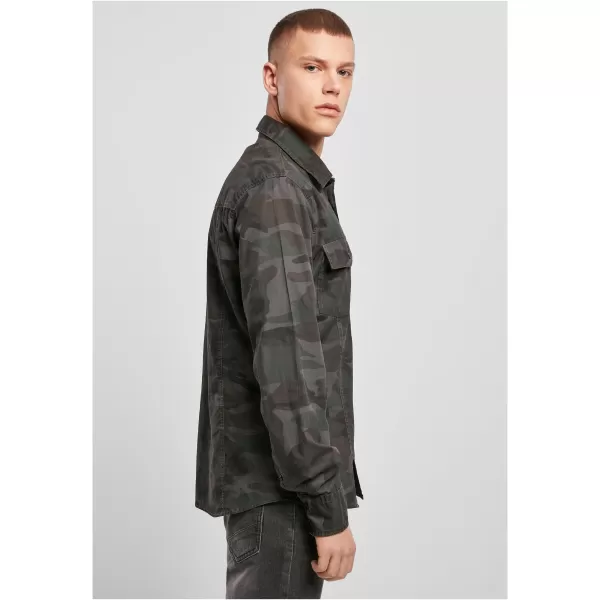 Srajca BRANDIT SLIM WORKER BD4005 OLIVE CAMO 