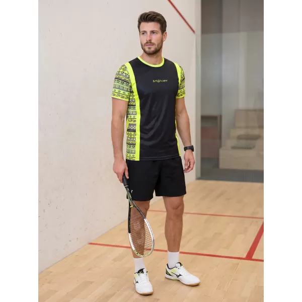  Moška funkcionalna premium majica ALTISPORT VOJ/ALM043TR01 NEON RUMENA 