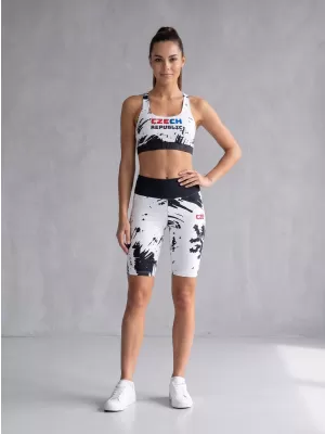 Ženske vrhunske funkcionalne pajkice nad koleni ALTISPORT VOJ/ALW036LEG02 ABSTRAKCIJA