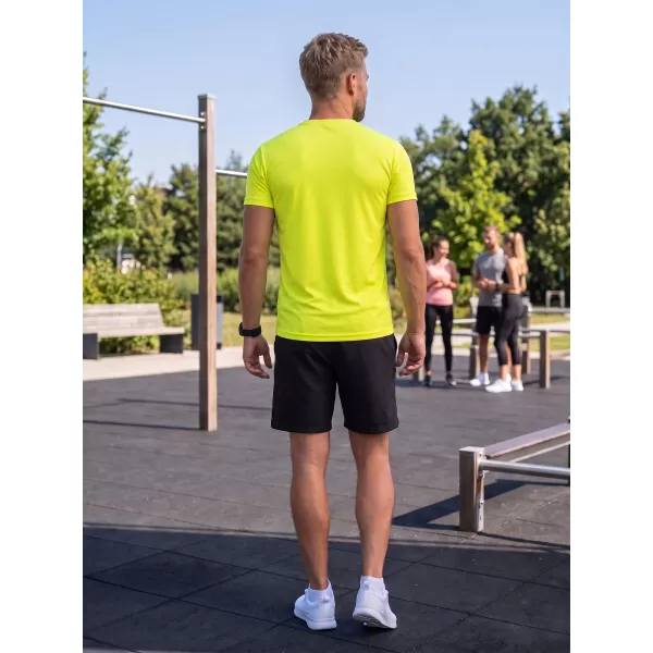  Moška funkcionalna majica ALTISPORT NoPrint NP/ALM421 NEON RUMENA 