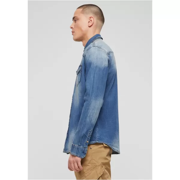  Srajca BRANDIT RILEY DENIM BD4020 MODRO OPRANO 