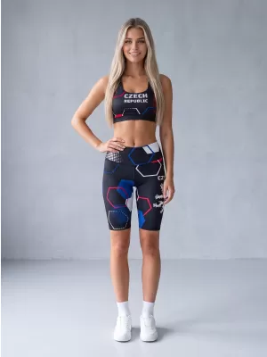 Ženske vrhunske funkcionalne pajkice nad koleni ALTISPORT VOJ/ALW036LEG02 HEKSA ČRNA