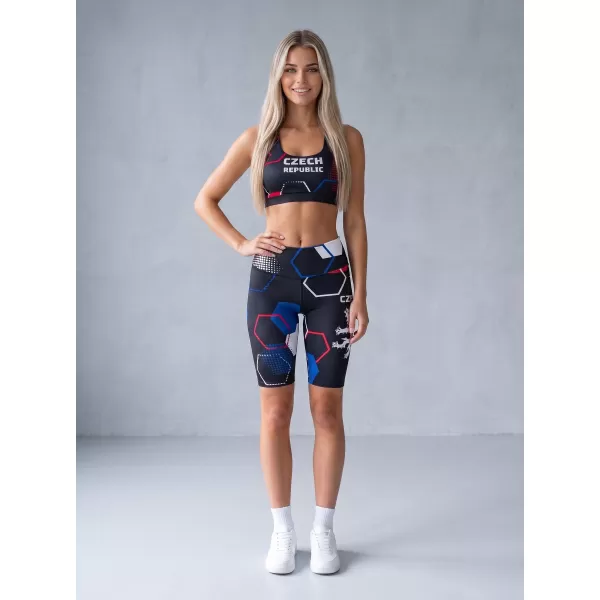  Ženske vrhunske funkcionalne pajkice nad koleni ALTISPORT VOJ/ALW036LEG02 HEKSA ČRNA 