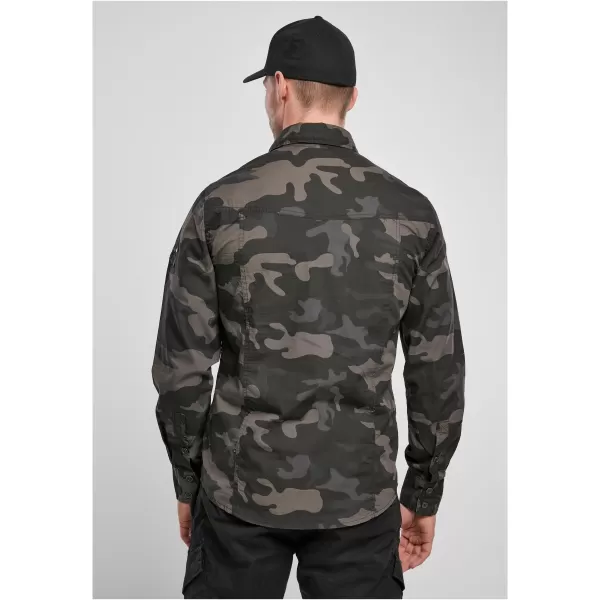  Srajca BRANDIT SLIM WORKER BD4005 DARKCAMO 