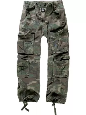 Hlače BRANDIT VINTAGE BD1003 OLIVE CAMO