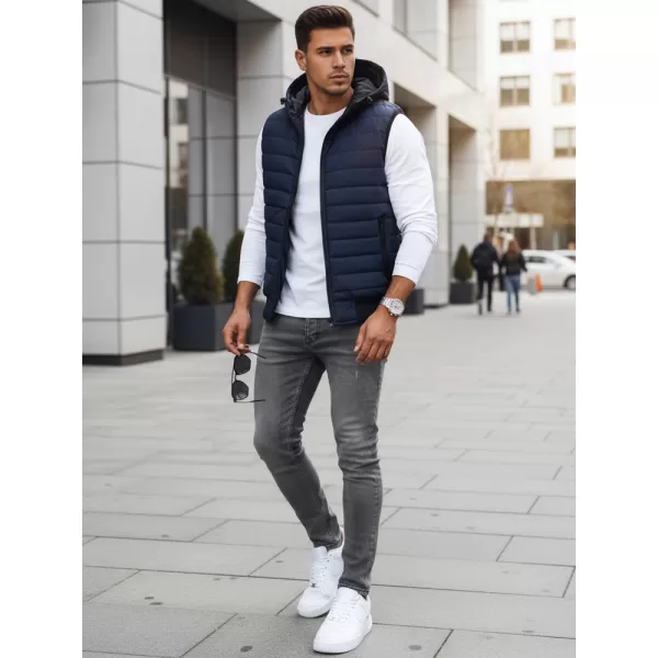  Telovnik DSTREET TX4236 TEMNO MODRA 