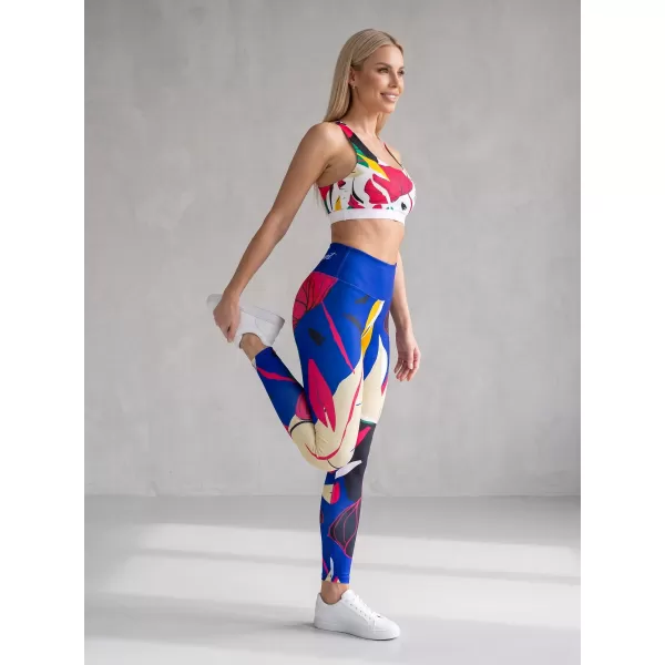  Ženske dolge vrhunske funkcionalne pajkice ALTISPORT VOJ/ALW042LEG01 MODRA 