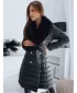 Plašč DSTREET MADAME TY3154 ČRN