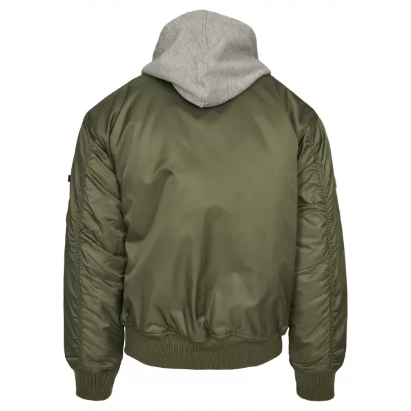 Jakna BRANDIT HOODED MA BD3150 OLJČNA/SIVA 