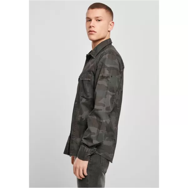  Srajca BRANDIT SLIM WORKER BD4005 OLIVE CAMO 