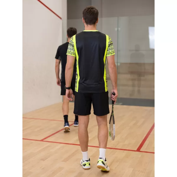  Moška funkcionalna premium majica ALTISPORT VOJ/ALM043TR01 NEON RUMENA 